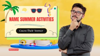 Name Summer Activities : Guess Their Answer